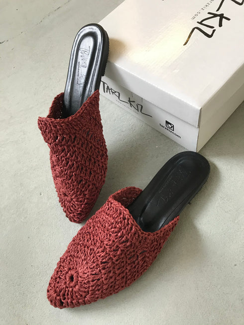 RUNWAY ÖRGÜ BORDO DÜZ TERLİK